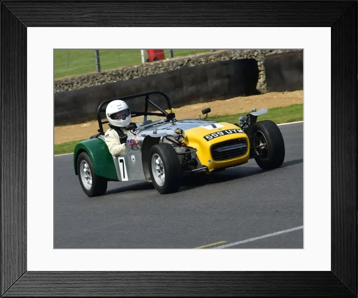 Framed Print : CM28 5332 Mike Leese, Lotus Seven S2 Framed Print : CM28 5332 Mike Leese, Lotus Seven S2
