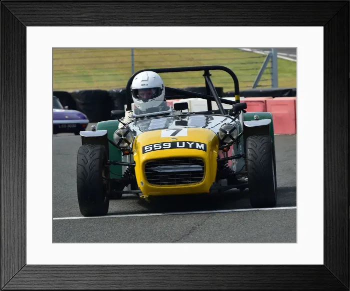 Framed Print : CM28 5347 Mike Leese, Lotus Seven S2 Framed Print : CM28 5347 Mike Leese, Lotus Seven S2