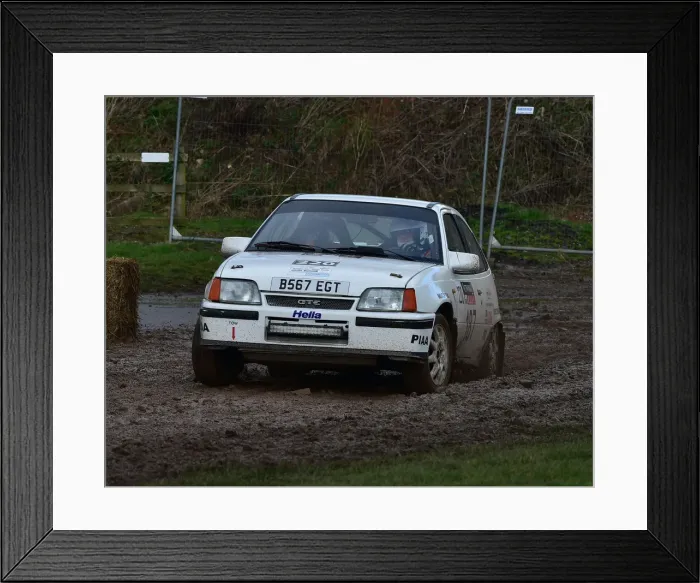 Framed Print : CM30 2094 John Anderson, Opel Kadett GTE Framed Print : CM30 2094 John Anderson, Opel Kadett GTE