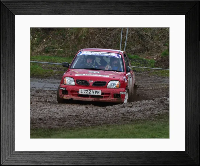 Framed Print : CM30 2092 James Rudd, Nissan Micra Framed Print : CM30 2092 James Rudd, Nissan Micra