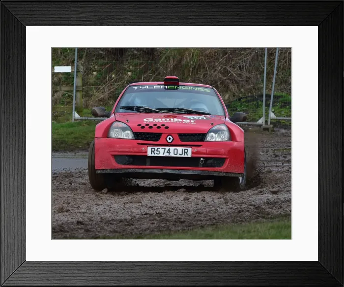 Framed Print : CM30 2104 Adrian Griffiths, Renault Clio Framed Print : CM30 2104 Adrian Griffiths, Renault Clio