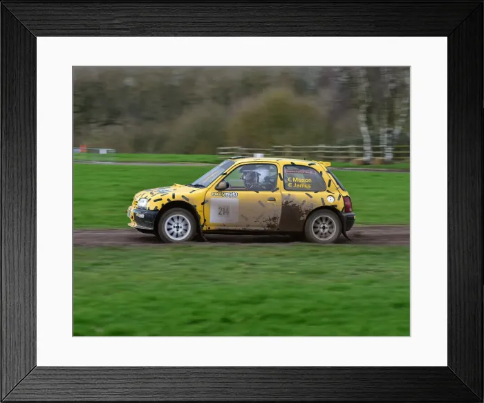 Framed Print : CM30 2138 Edward James, Nissan Micra Kit Car Framed Print : CM30 2138 Edward James, Nissan Micra Kit Car
