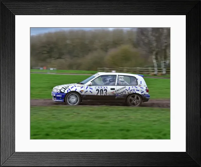 Framed Print : CM30 2143 Chris Butcher, Nissan Sunny F2 Framed Print : CM30 2143 Chris Butcher, Nissan Sunny F2