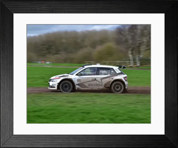 Framed Print : CM30 2150 Arron Newby, Skodaru Fabia Framed Print : CM30 2150 Arron Newby, Skodaru Fabia