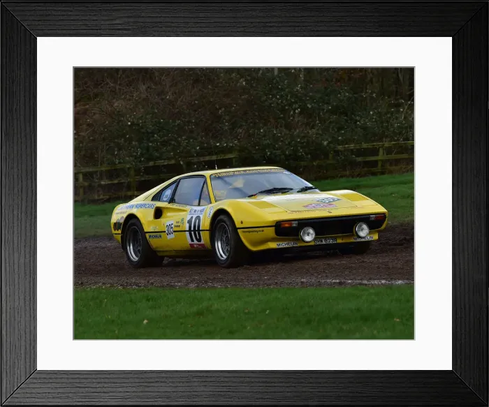 Framed Print : CM30 2205 Tony Worswick, Ferrari 308 GTB Framed Print : CM30 2205 Tony Worswick, Ferrari 308 GTB