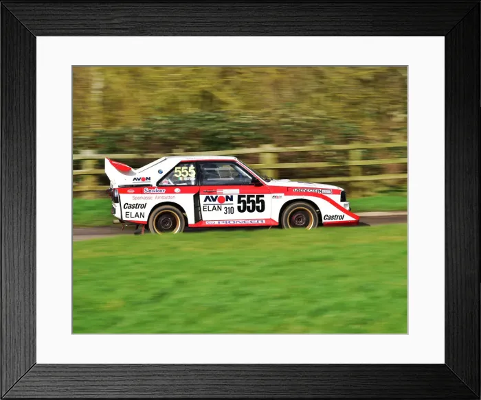 Framed Print : CM30 2236 David Halford, Audi Quattro S1 E2 Framed Print : CM30 2236 David Halford, Audi Quattro S1 E2