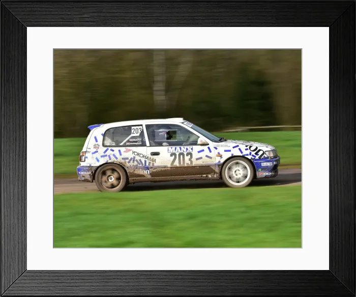 Framed Print : CM30 2243 Chris Butcher, Nissan Sunny F2 Framed Print : CM30 2243 Chris Butcher, Nissan Sunny F2