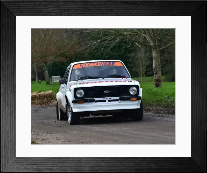 Framed Print : CM30 2302 Jim McDowell, Ford Escort Mk2 Framed Print : CM30 2302 Jim McDowell, Ford Escort Mk2