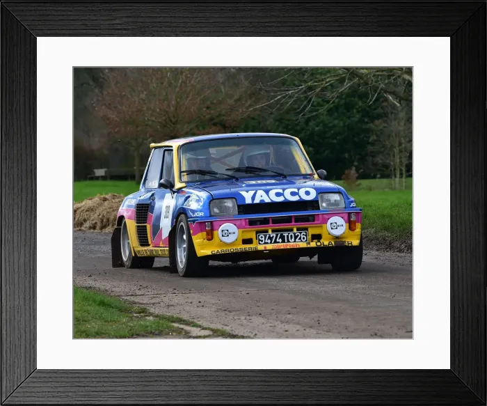 Framed Print : CM30 2304 Jess Watts, Renault 5 Turbo Framed Print : CM30 2304 Jess Watts, Renault 5 Turbo