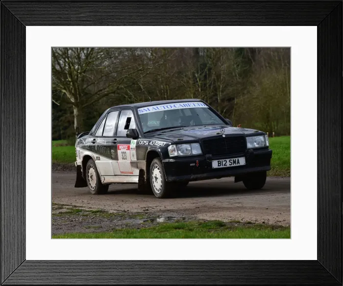 Framed Print : CM30 2319 Steve Magson, Mercedes-Benz 190E
