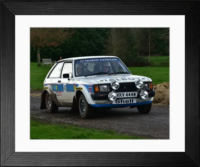 Framed Print : CM30 2338 John Pritchard, Talbot Sunbeam Lotus Framed Print : CM30 2338 John Pritchard, Talbot Sunbeam Lotus