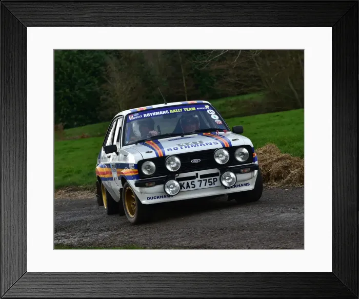 Framed Print : CM30 2341 Mark Smith, Ford Escort Mk2 Framed Print : CM30 2341 Mark Smith, Ford Escort Mk2