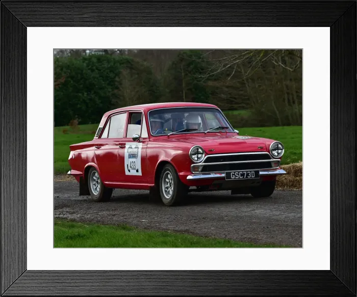 Framed Print : CM30 2345 Roger Platt, Ford Cortina GT Framed Print : CM30 2345 Roger Platt, Ford Cortina GT