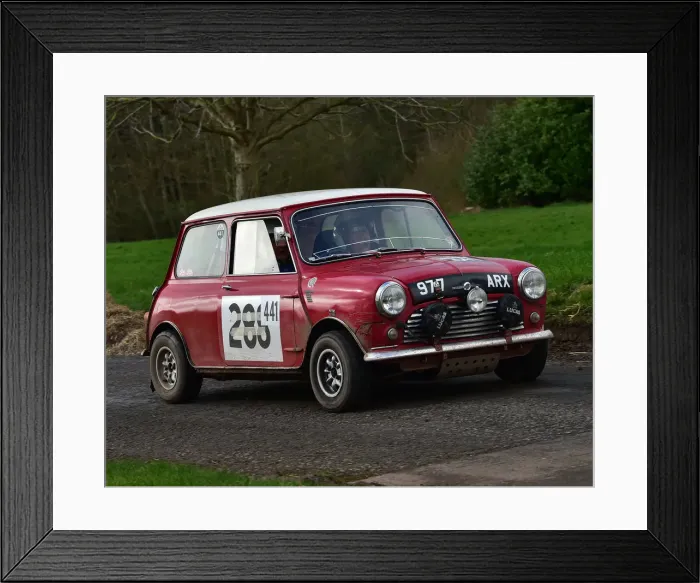 Framed Print : CM30 2356 Patrick Walker, Morris Mini Cooper S Framed Print : CM30 2356 Patrick Walker, Morris Mini Cooper S