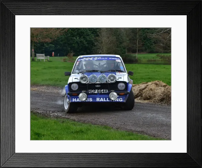 Framed Print : CM30 2367 Dave Harris, Ford Escort Mk2 Framed Print : CM30 2367 Dave Harris, Ford Escort Mk2