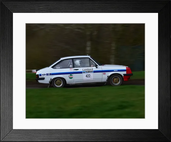 Framed Print : CM30 2400 David Wingfield, Ford Escort Mk2 Framed Print : CM30 2400 David Wingfield, Ford Escort Mk2