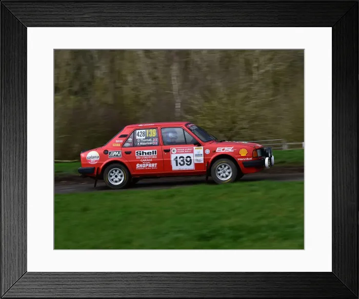 Framed Print : CM30 2381 Alex Waterman, Skoda 130L Framed Print : CM30 2381 Alex Waterman, Skoda 130L