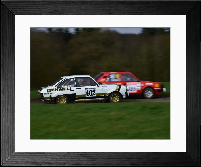 Framed Print : CM30 2407 Rob Dennis, Ford Escort Mk2 Framed Print : CM30 2407 Rob Dennis, Ford Escort Mk2