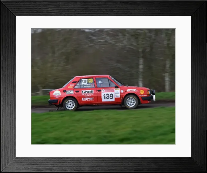 Framed Print : CM30 2441 Alex Waterman, Skoda 130L Framed Print : CM30 2441 Alex Waterman, Skoda 130L