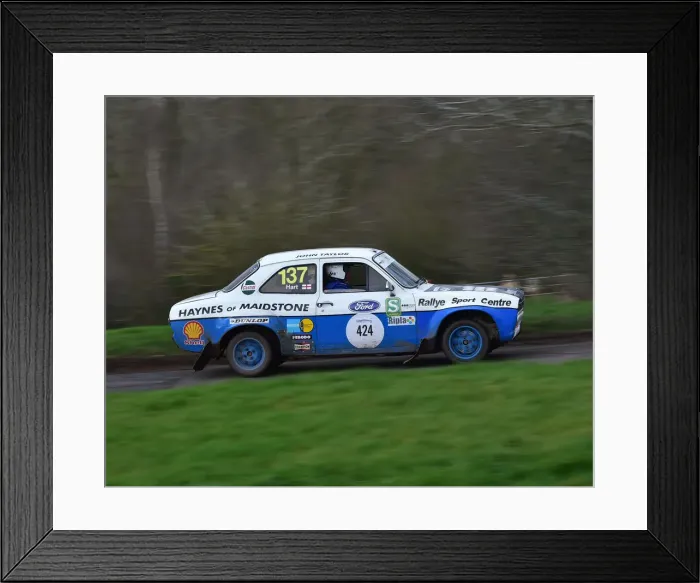 Framed Print : CM30 2442 Simon Hart, Ford Escort Mk1 Framed Print : CM30 2442 Simon Hart, Ford Escort Mk1