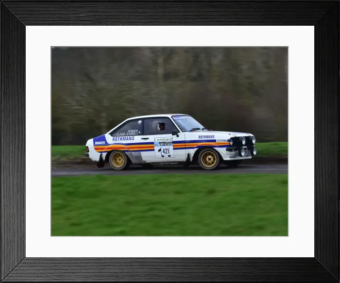 Framed Print : CM30 2446 Mark Smith, Ford Escort Mk2 Framed Print : CM30 2446 Mark Smith, Ford Escort Mk2