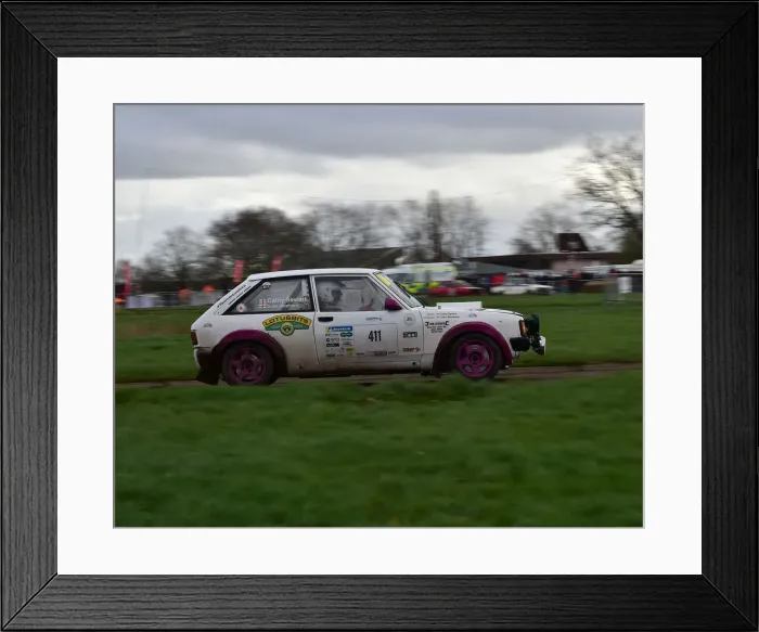Framed Print : CM30 2461 Cathy Sewart, Talbot Sunbeam Lotus