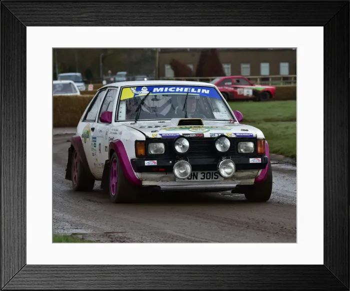 Framed Print : CM30 2466 Cathy Sewart, Talbot Sunbeam Lotus