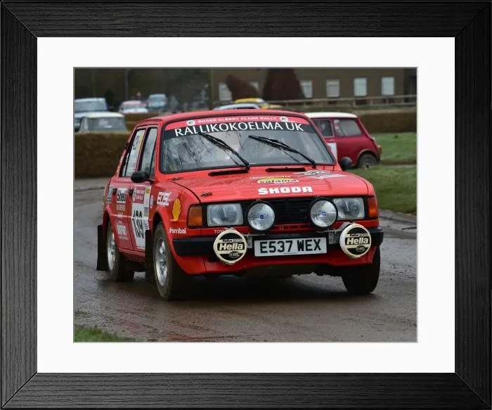 Framed Print : CM30 2505 Alex Waterman, Skoda 130L