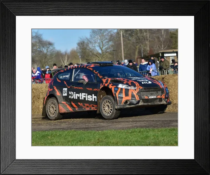Framed Print : CM30 2681 Ian Gwynne, Ford Fiesta