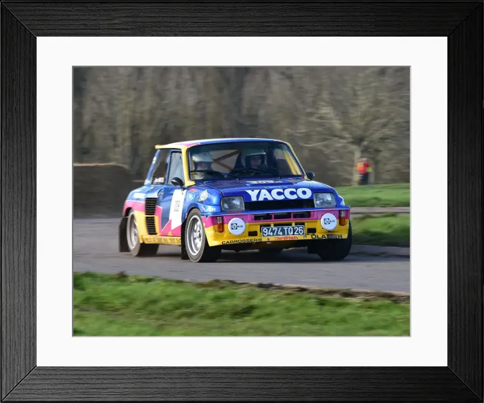 Framed Print : CM30 2719 Jess Watts, Renault 5 Turbo Framed Print : CM30 2719 Jess Watts, Renault 5 Turbo