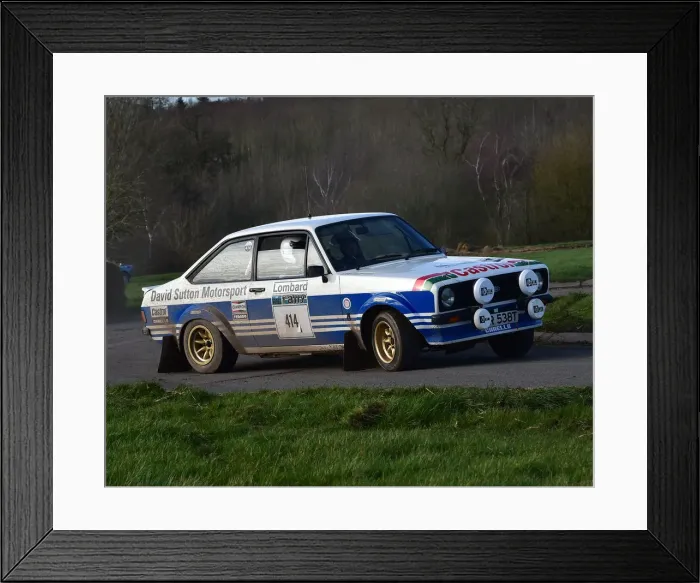 Framed Print : CM30 2732 Paul Holmes, Ford Escort Mk2 Framed Print : CM30 2732 Paul Holmes, Ford Escort Mk2