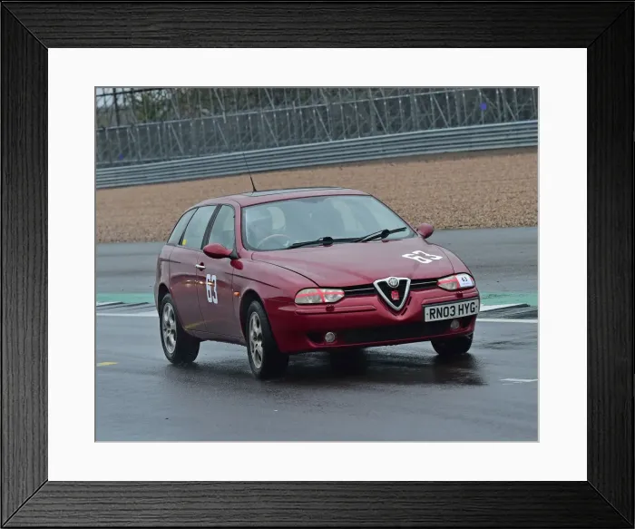 Framed Print : CM30 1140 Geoffrey Turral, Alfa Romeo 156 Framed Print : CM30 1140 Geoffrey Turral, Alfa Romeo 156