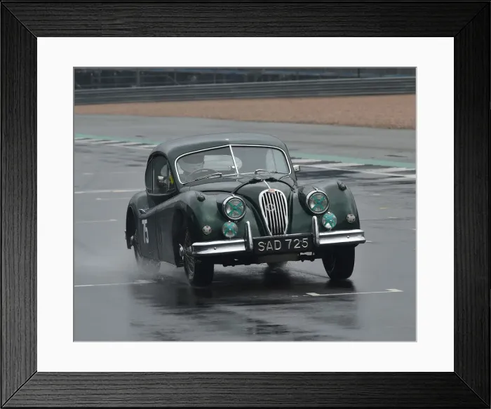 Framed Print : CM30 1275 Ben Fidler, Jaguar XK140