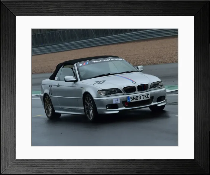 Framed Print : CM30 1147 Rob Hubbard, BMW 330