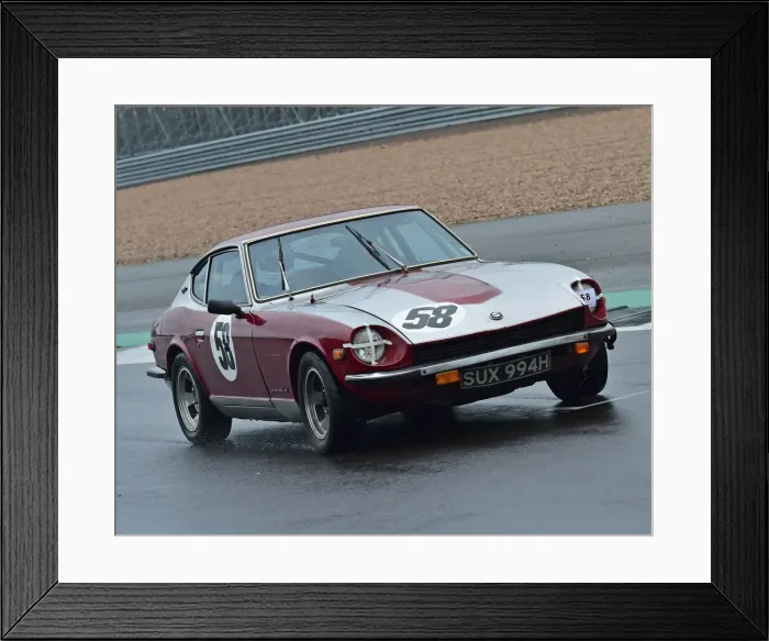 Framed Print : CM30 1137 Paul Stafford, Datsun 240Z Framed Print : CM30 1137 Paul Stafford, Datsun 240Z