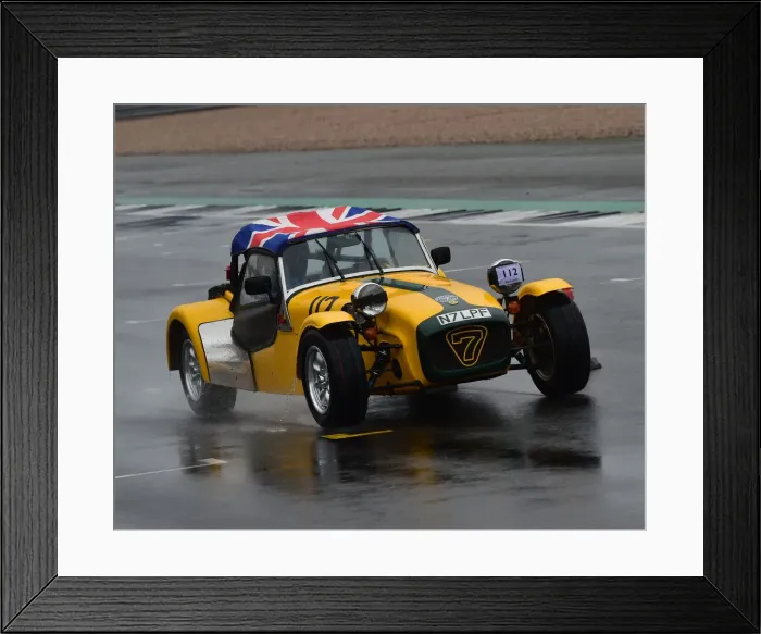Framed Print : CM30 1378 Nic Carlton-Smith, Caterham 7 Framed Print : CM30 1378 Nic Carlton-Smith, Caterham 7