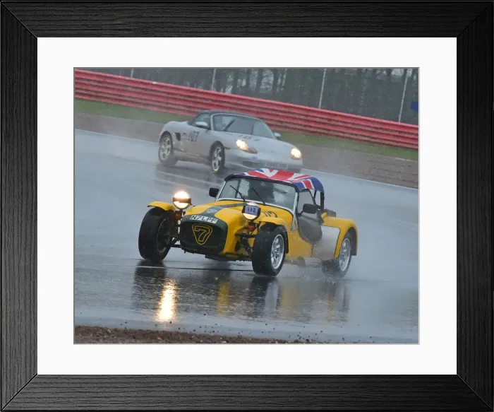 Framed Print : CM30 1578 Nic Carlton-Smith, Caterham 7 Framed Print : CM30 1578 Nic Carlton-Smith, Caterham 7