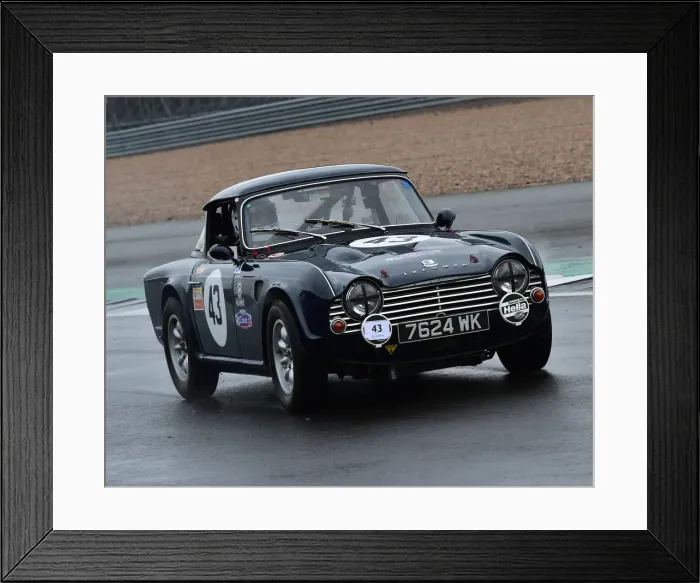 Framed Print : CM30 1158 Alex Hurst, Triumph TR4 Framed Print : CM30 1158 Alex Hurst, Triumph TR4