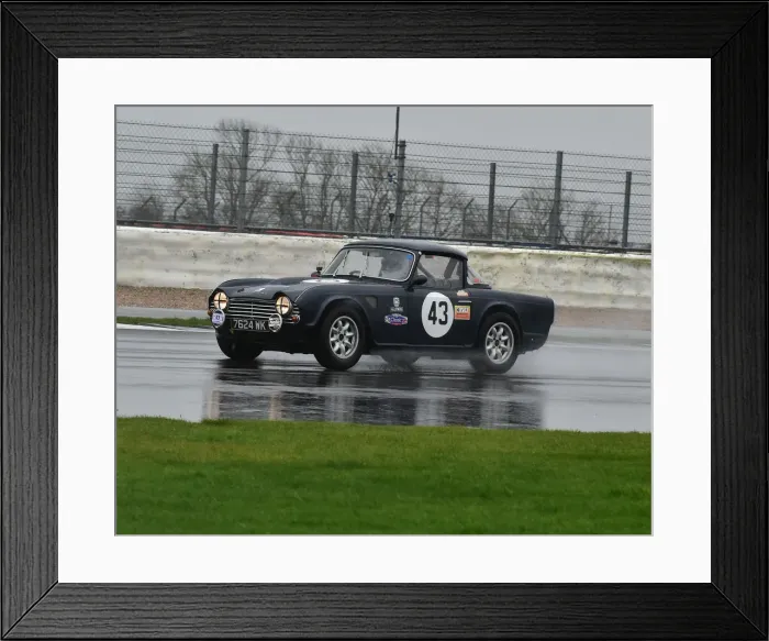 Framed Print : CM30 1523 Alex Hurst, Triumph TR4 Framed Print : CM30 1523 Alex Hurst, Triumph TR4