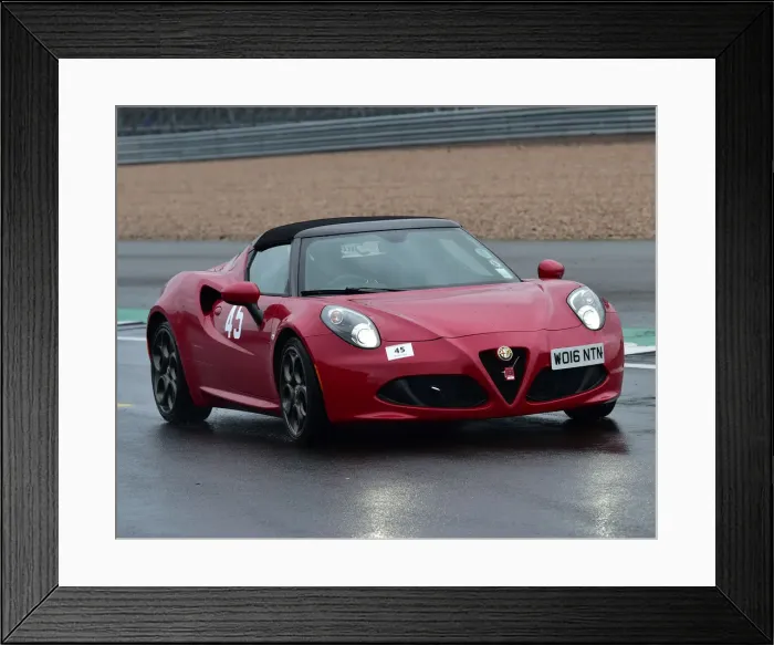 Framed Print : CM30 1126 Alexander Jones, Alfa Romeo 4C Spider-2