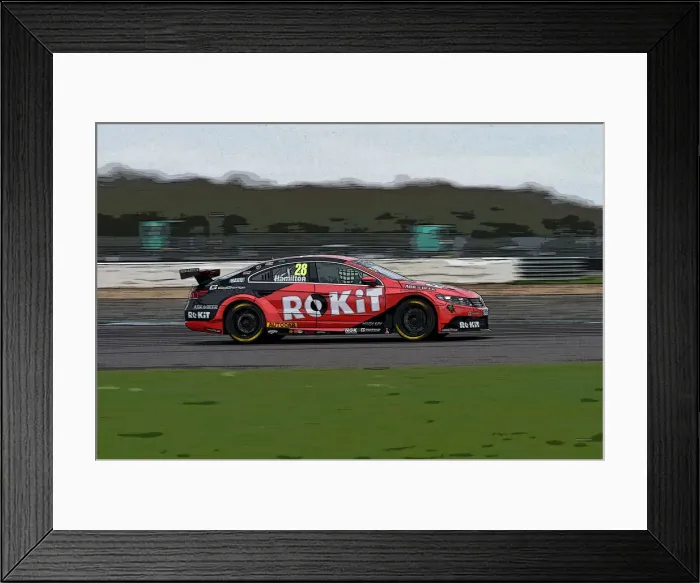 Framed Print : CM30 3059 Nicolas Hamilton, Volkswagen CC Framed Print : CM30 3059 Nicolas Hamilton, Volkswagen CC