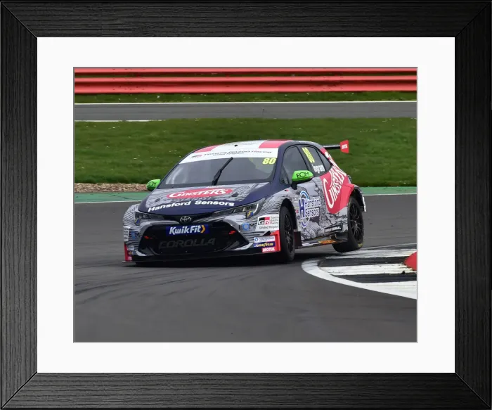 Framed Print : CM30 3284 Tom Ingram, Toyota Corolla Framed Print : CM30 3284 Tom Ingram, Toyota Corolla
