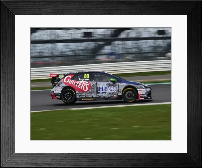 Framed Print : CM30 3073 Tom Ingram, Toyota Corolla Framed Print : CM30 3073 Tom Ingram, Toyota Corolla