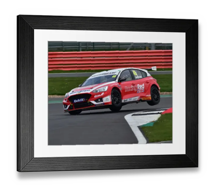 Framed Print : CM30 3416 Ollie Jackson, Ford Focus ST Framed Print : CM30 3416 Ollie Jackson, Ford Focus ST