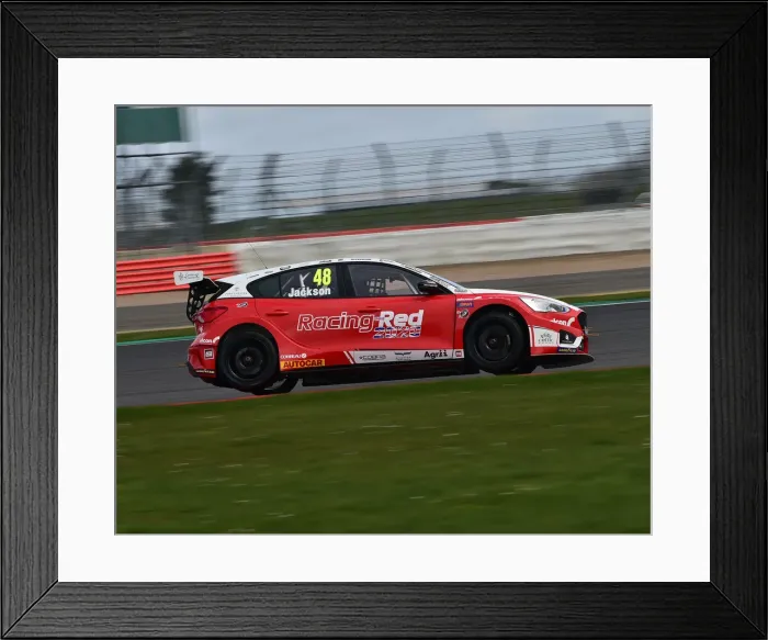 Framed Print : CM30 2988 Ollie Jackson, Ford Focus ST Framed Print : CM30 2988 Ollie Jackson, Ford Focus ST