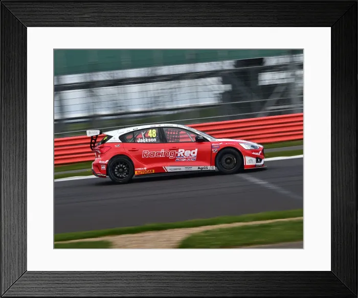 Framed Print : CM30 2943 Ollie Jackson, Ford Focus ST Framed Print : CM30 2943 Ollie Jackson, Ford Focus ST