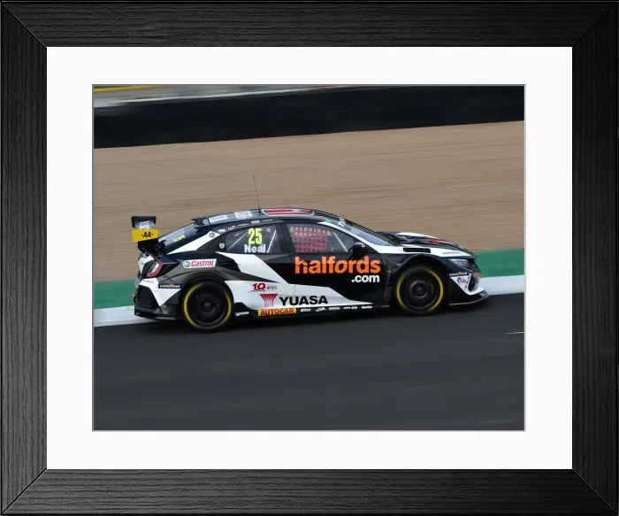 Framed Print : CM30 2884 Matt Neal, Honda Civic Type R Framed Print : CM30 2884 Matt Neal, Honda Civic Type R