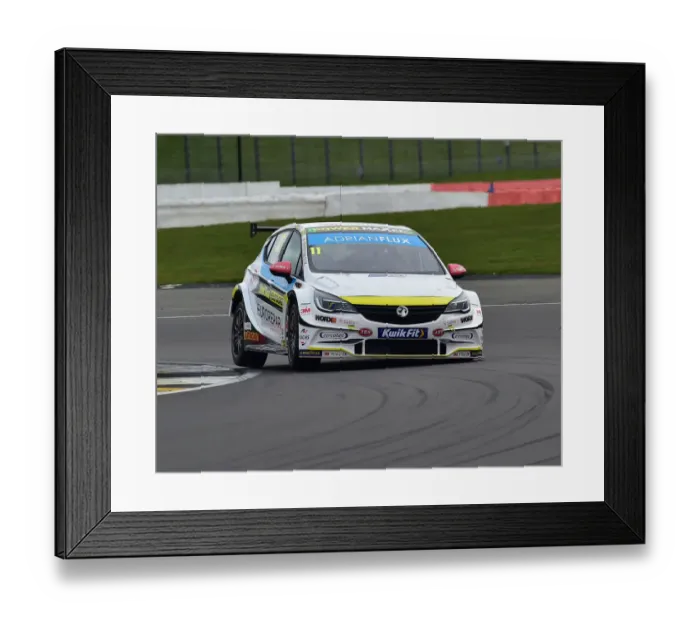 Framed Print : CM30 3352 Jason Plato, Vauxhall Astra