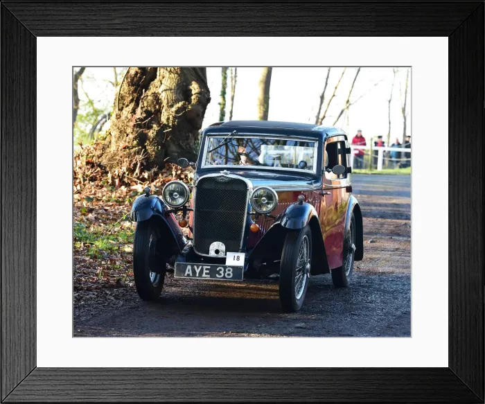 Framed Print : CM30 0934 Neil Thorp, Singer 9 Sports Coupe