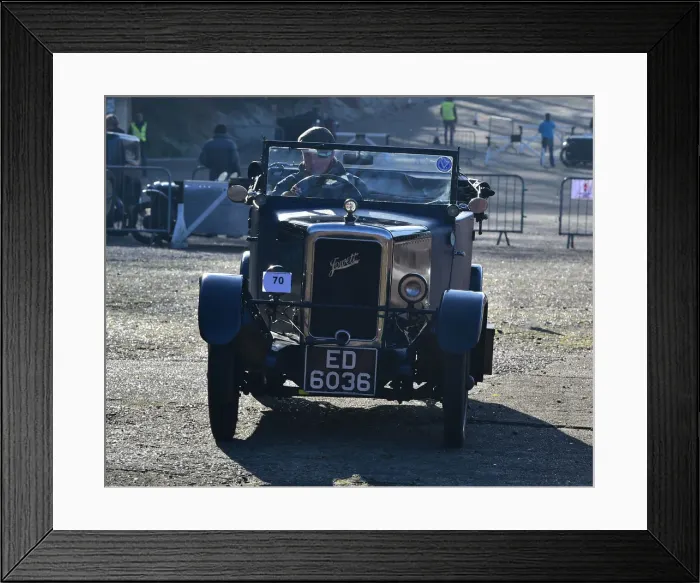 Framed Print : CM30 0795 Bruce Girvan, Jowett 7 HP